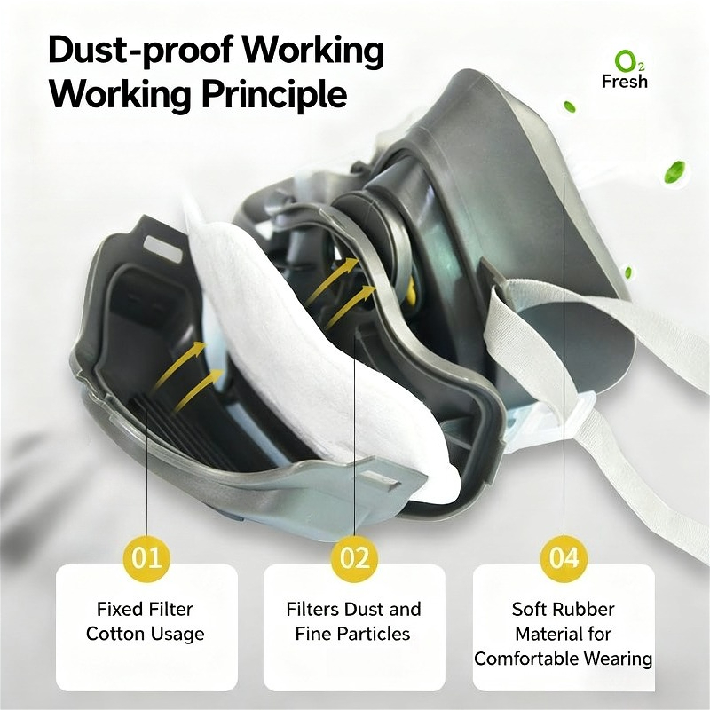 Dust Respirator Dust-Proof Wor - Respirator Half Face review and price