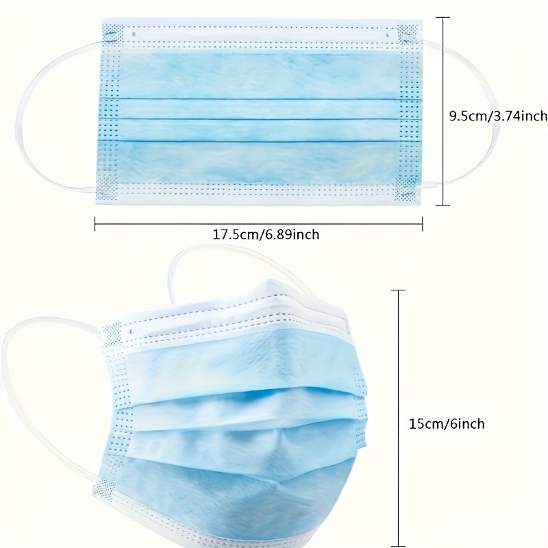 Fast Delivery! 300Pcs Thick Bl - Disposable Mask Blue review and price