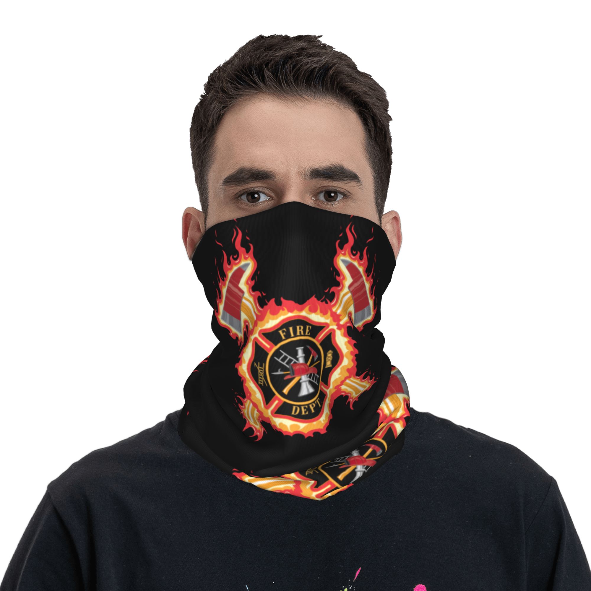 Custom Firefighter Cross Banda - Neck Gaiter Face Cover review and price