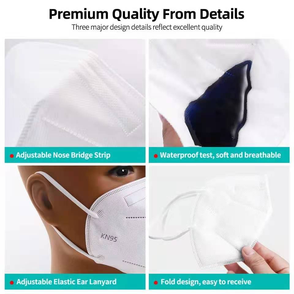 10-100Pcs Adult FFP2 Masks CE  - Disposable Surgical Mask review and price