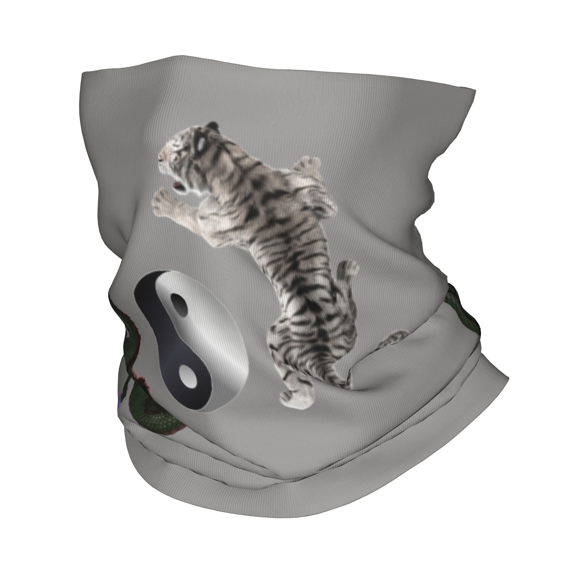 Custom Yin Yang Dragon and Tig - Neck Gaiter Face Cover review and price